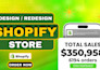 build shopify store design shopify website as  shopify dropshipping expert